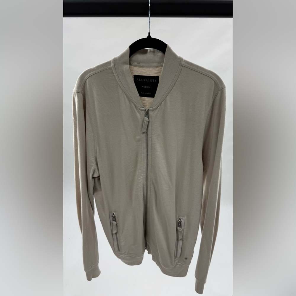 All Saints Beige Lightweight Jacket